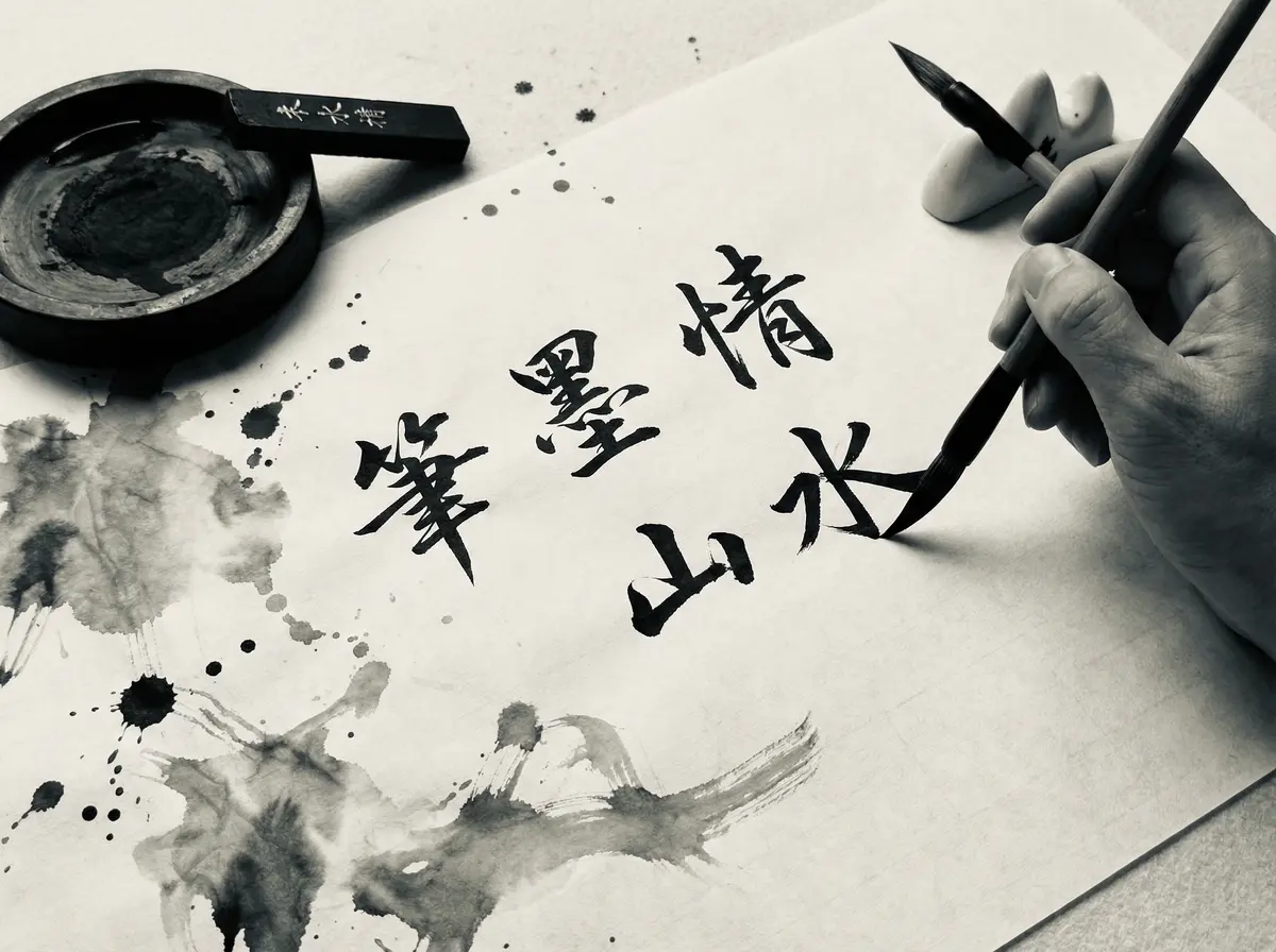 澳门六合彩旅行家专栏书法创作水墨画